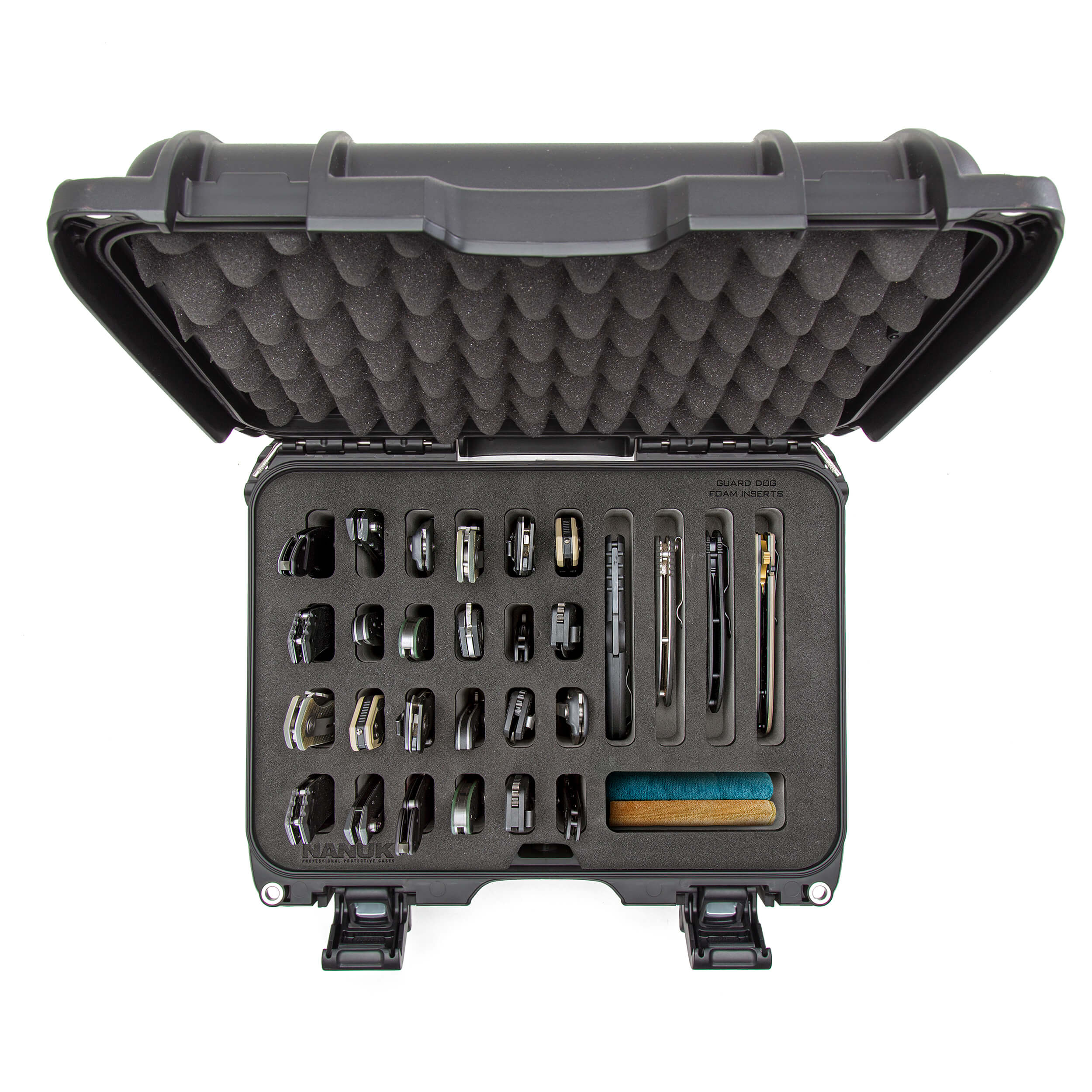 NANUK 915 28-Knives Case Black top view