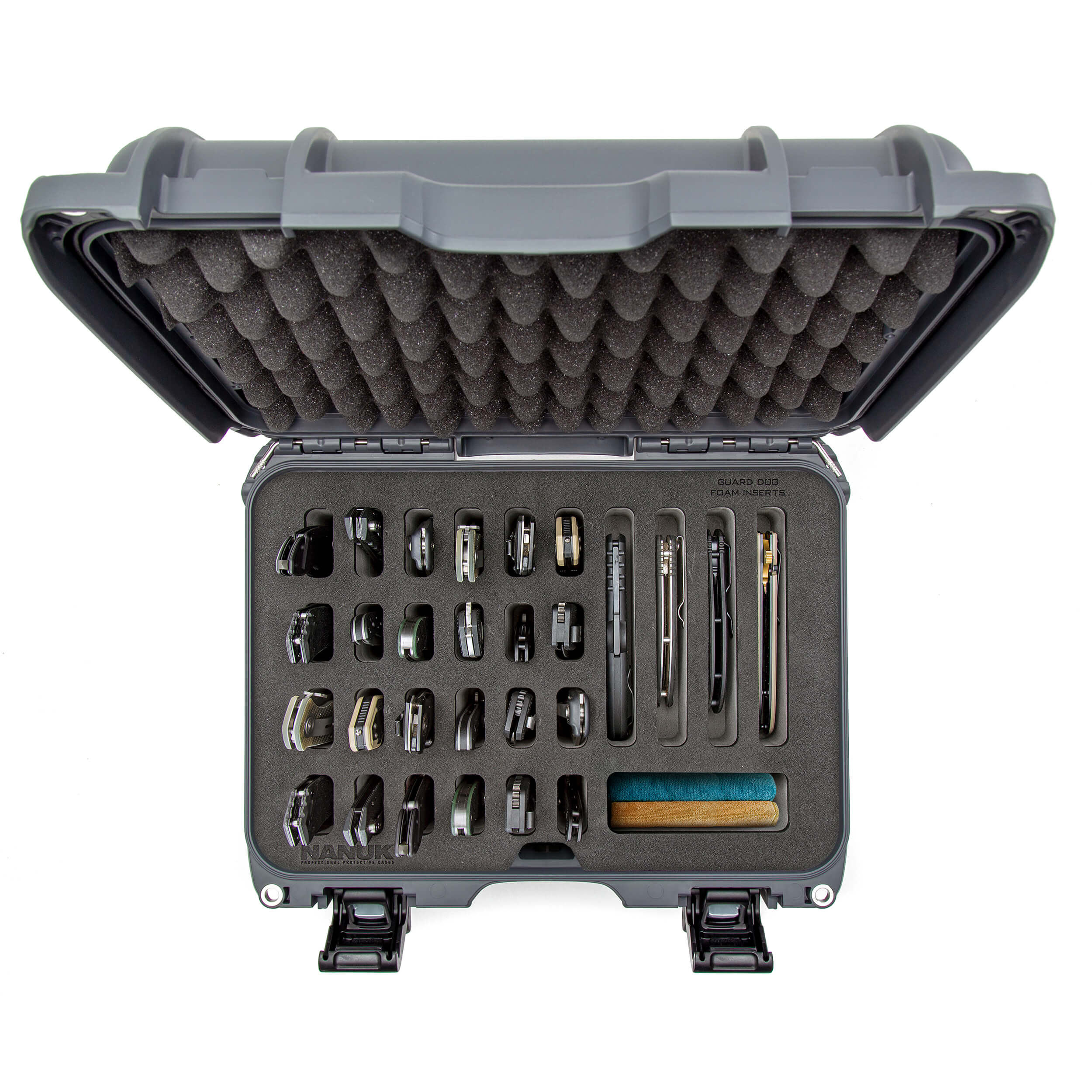 NANUK 915 28-Knives Case Graphite top view