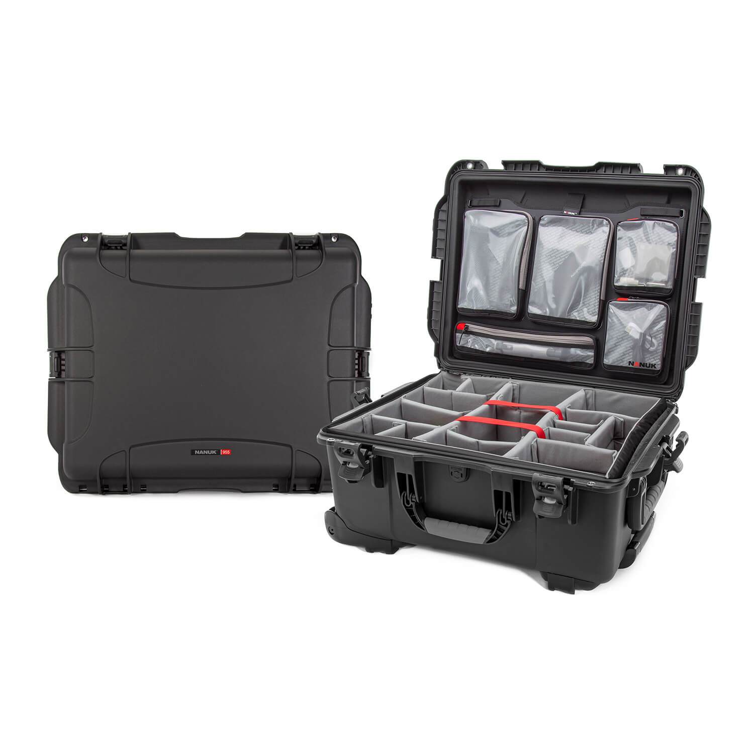 NANUK 955 Pro Photo Kit-Camera Case-Black-NANUK
