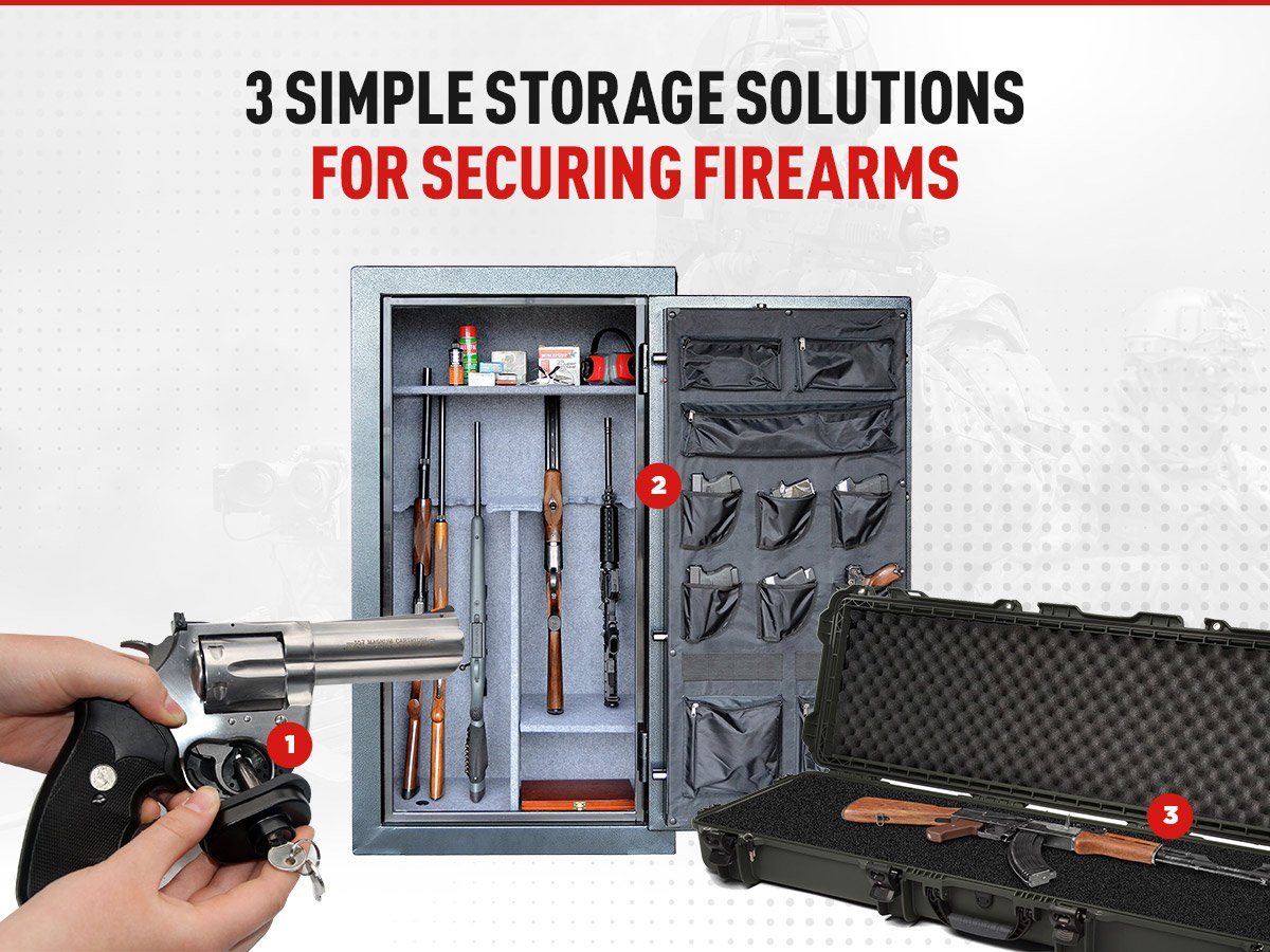 3 Simple Storage Solutions for Securing Firearms