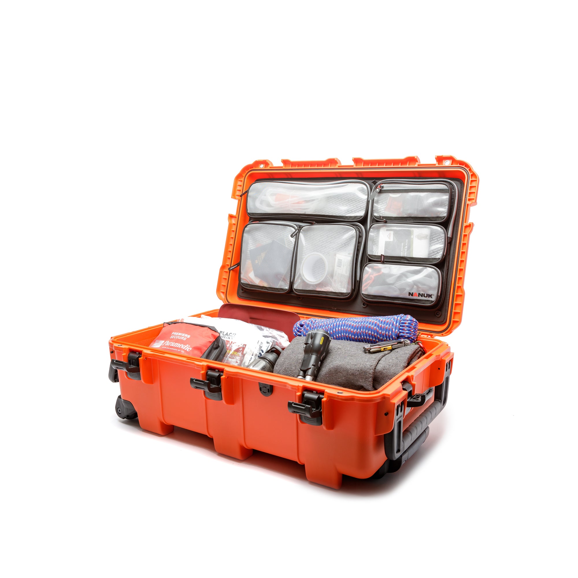 NANUK 962 Survival Case with Lid-Organizer open side 2