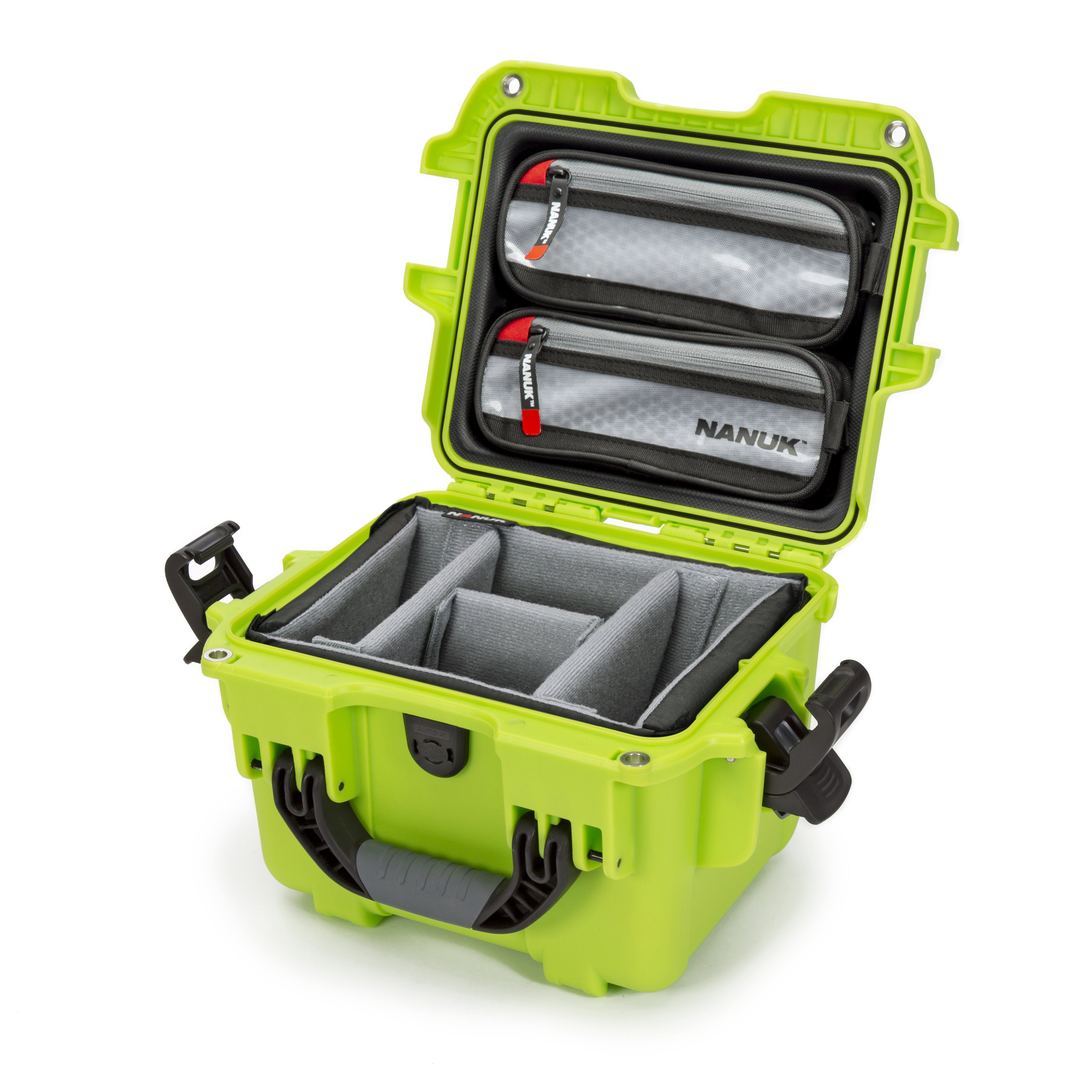 Nanuk 908 Pro Photo Kit Lime