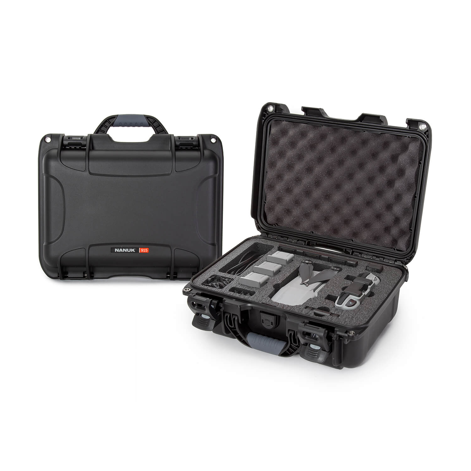 NANUK 915 For DJI Mavic Air 2 Fly More-Drone Case-Black-NANUK