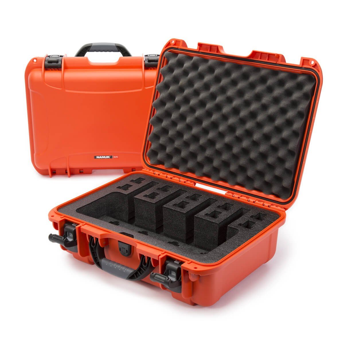 NANUK 925 4 Up Gun Case-Gun Case-Orange-No Accessories-NANUK