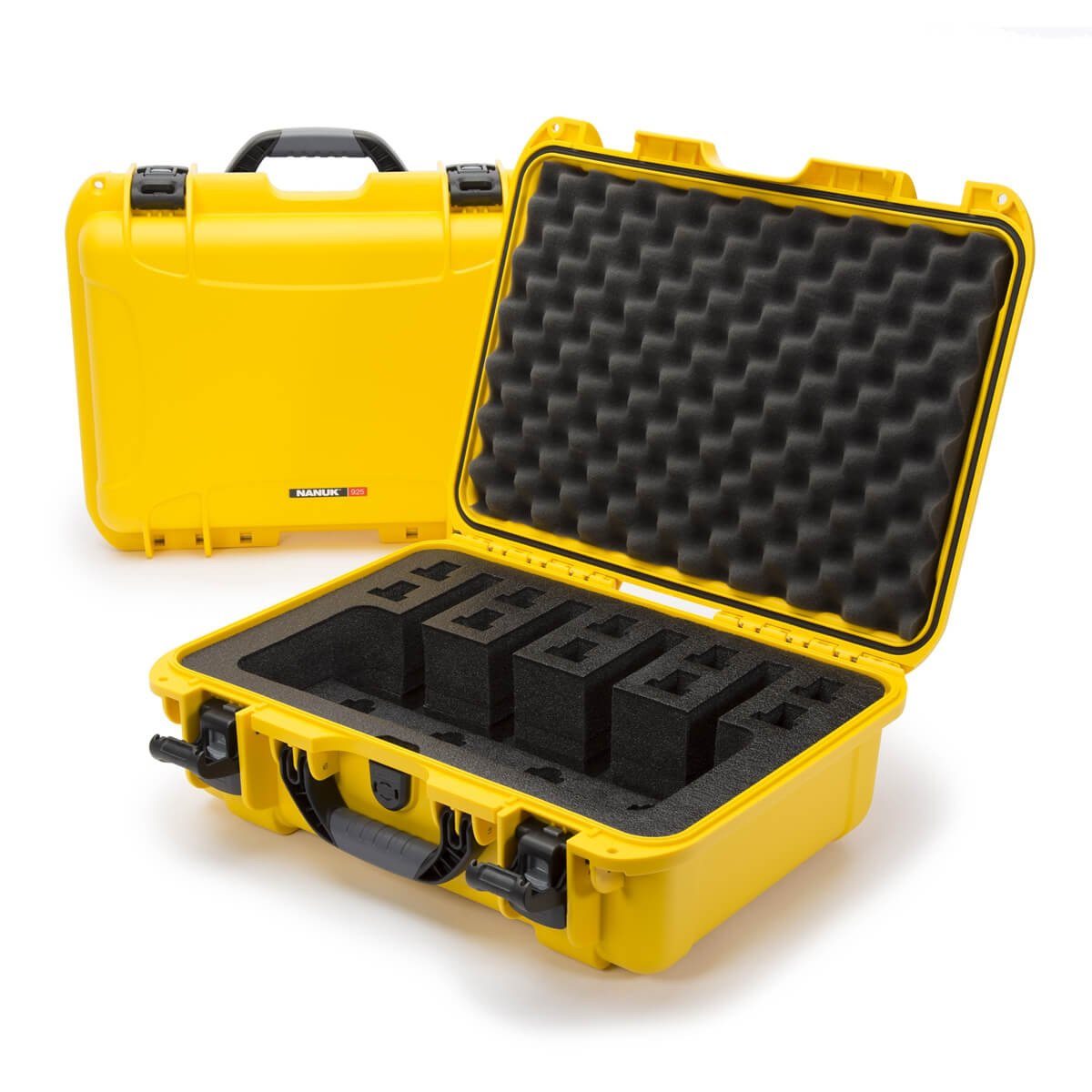 NANUK 925 4 Up Gun Case-Gun Case-Yellow-No Accessories-NANUK