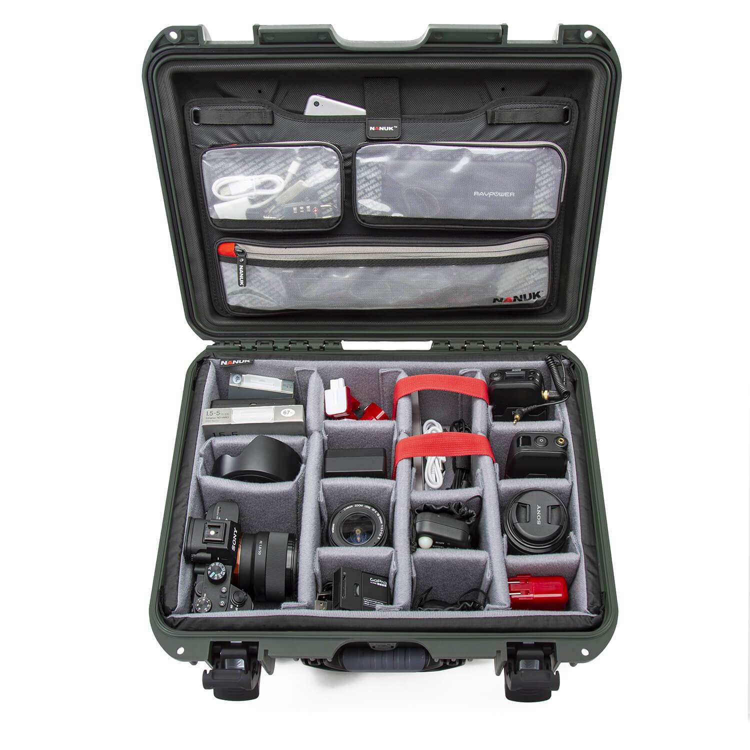 NANUK 930 Pro Photo Kit-Camera Case-Black-NANUK