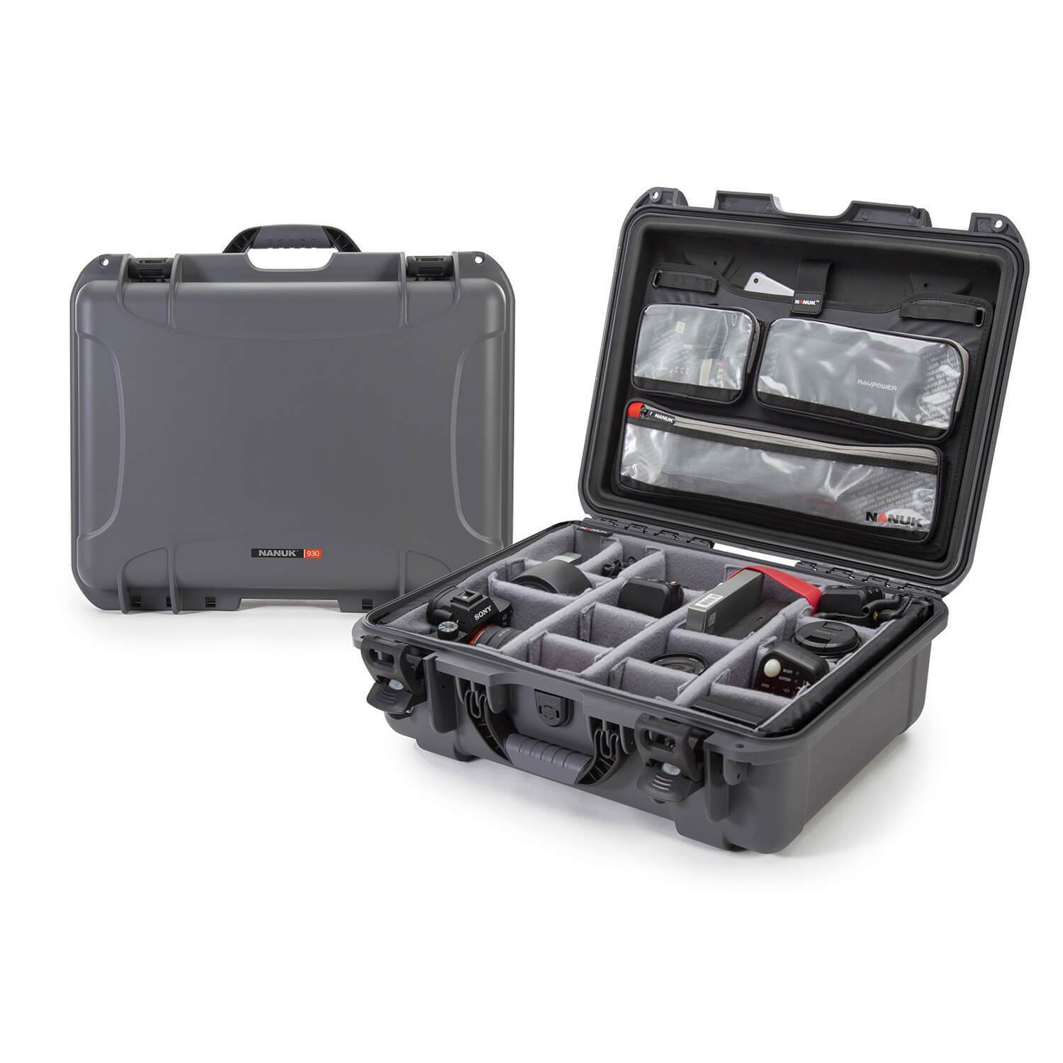 NANUK 930 Pro Photo Kit-Camera Case-Graphite-NANUK