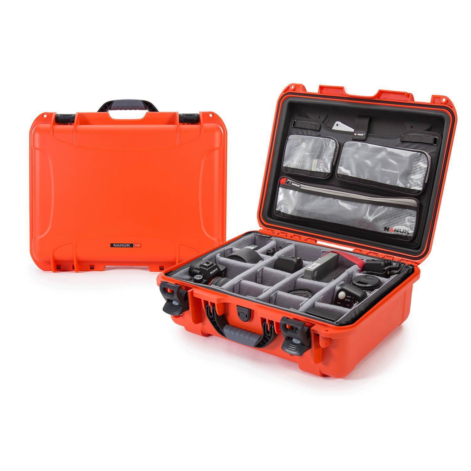 NANUK 930 Pro Photo Kit-Camera Case-Orange-NANUK