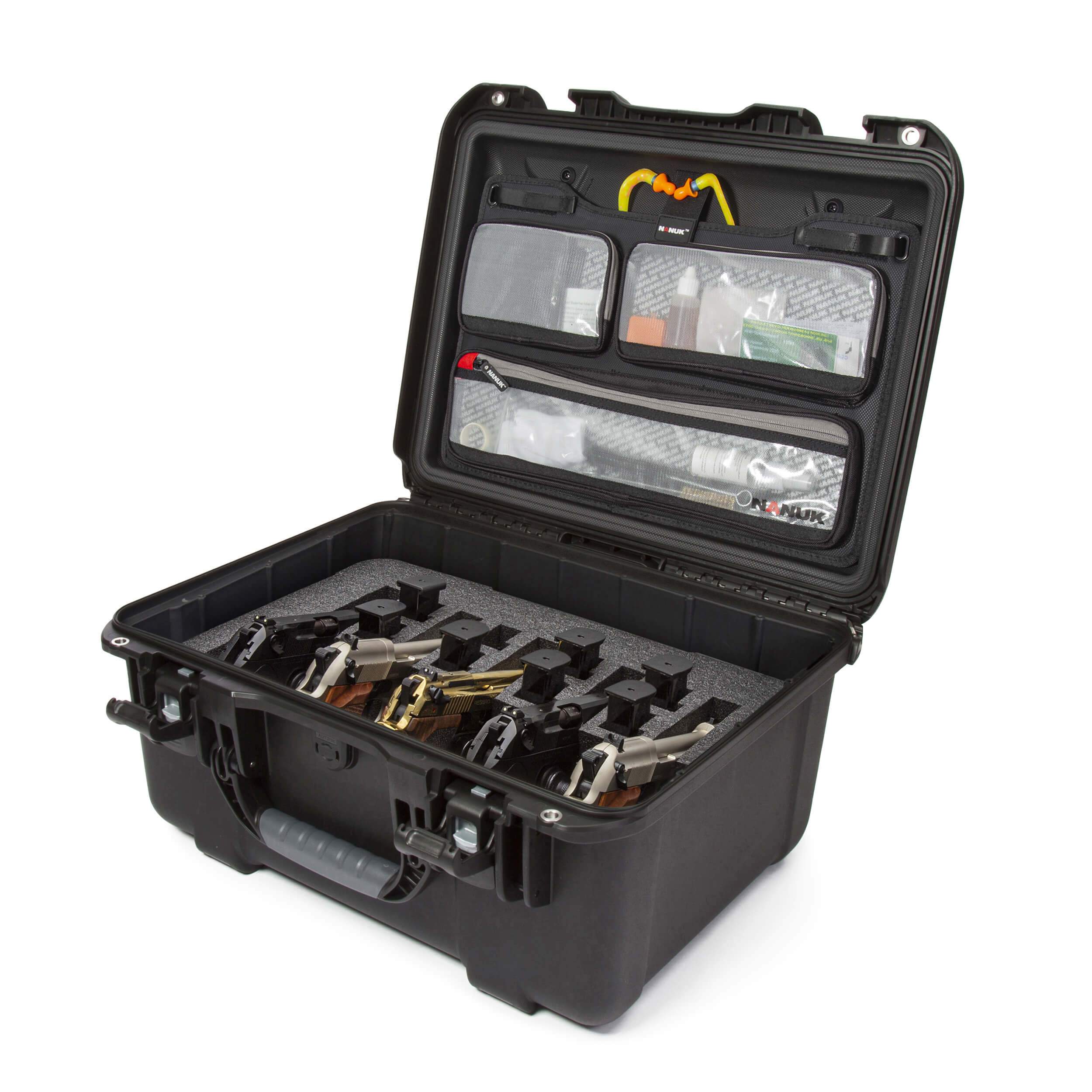 NANUK 933 5 UP Gun Case With Lid Organizer