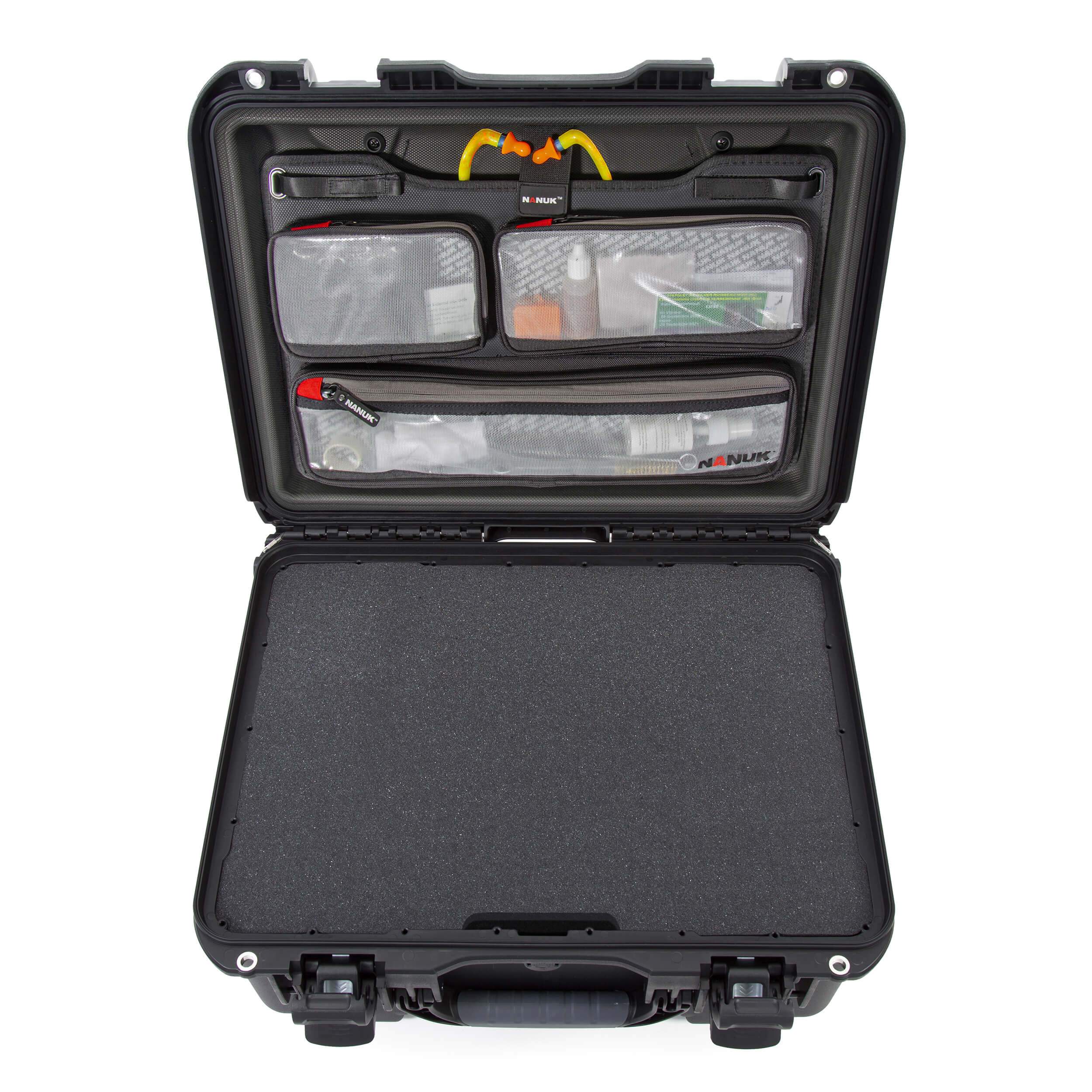 NANUK 933 5 UP Gun Case avec organisateur de couvercle