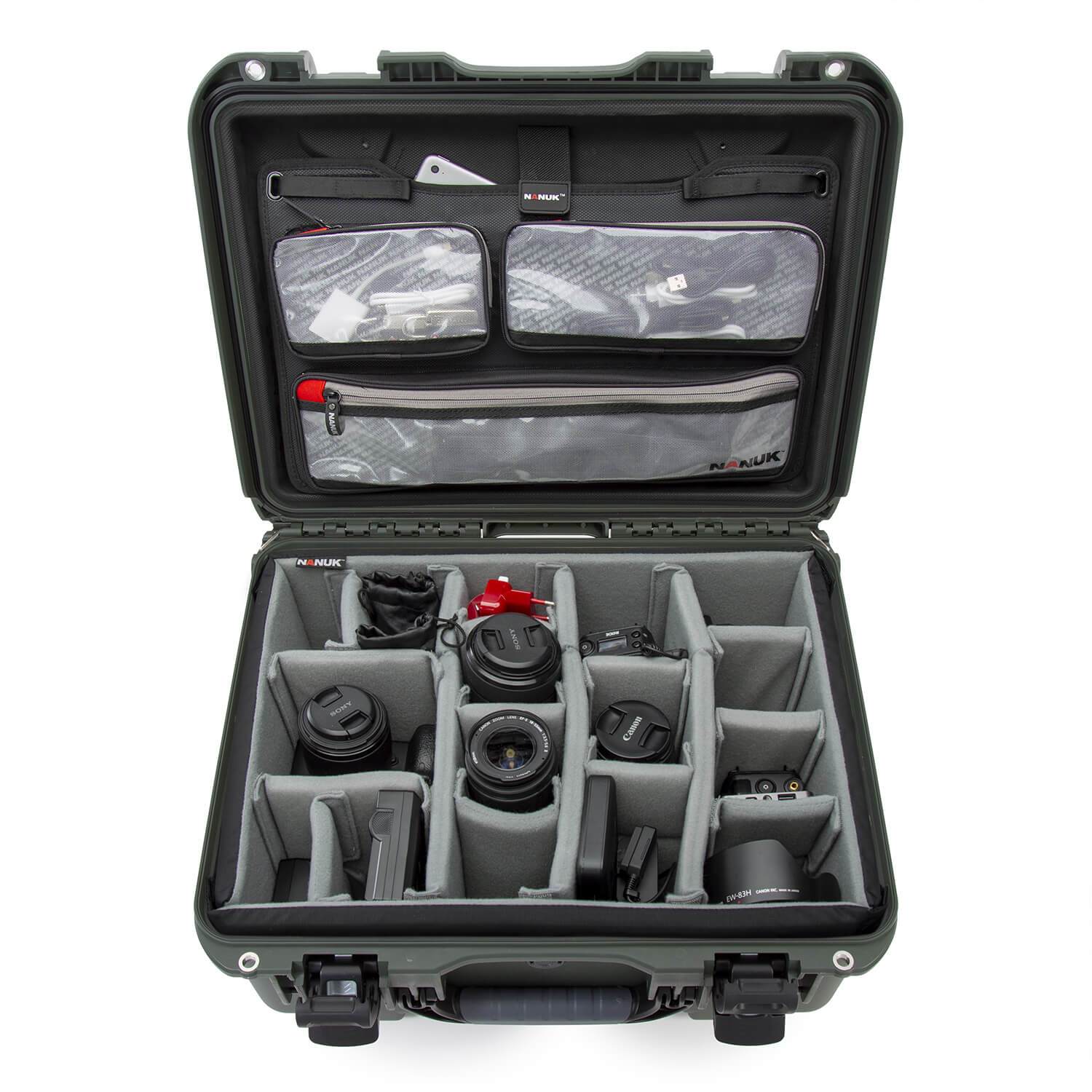 NANUK 933 Pro Photo Kit-Camera Case-Black-NANUK