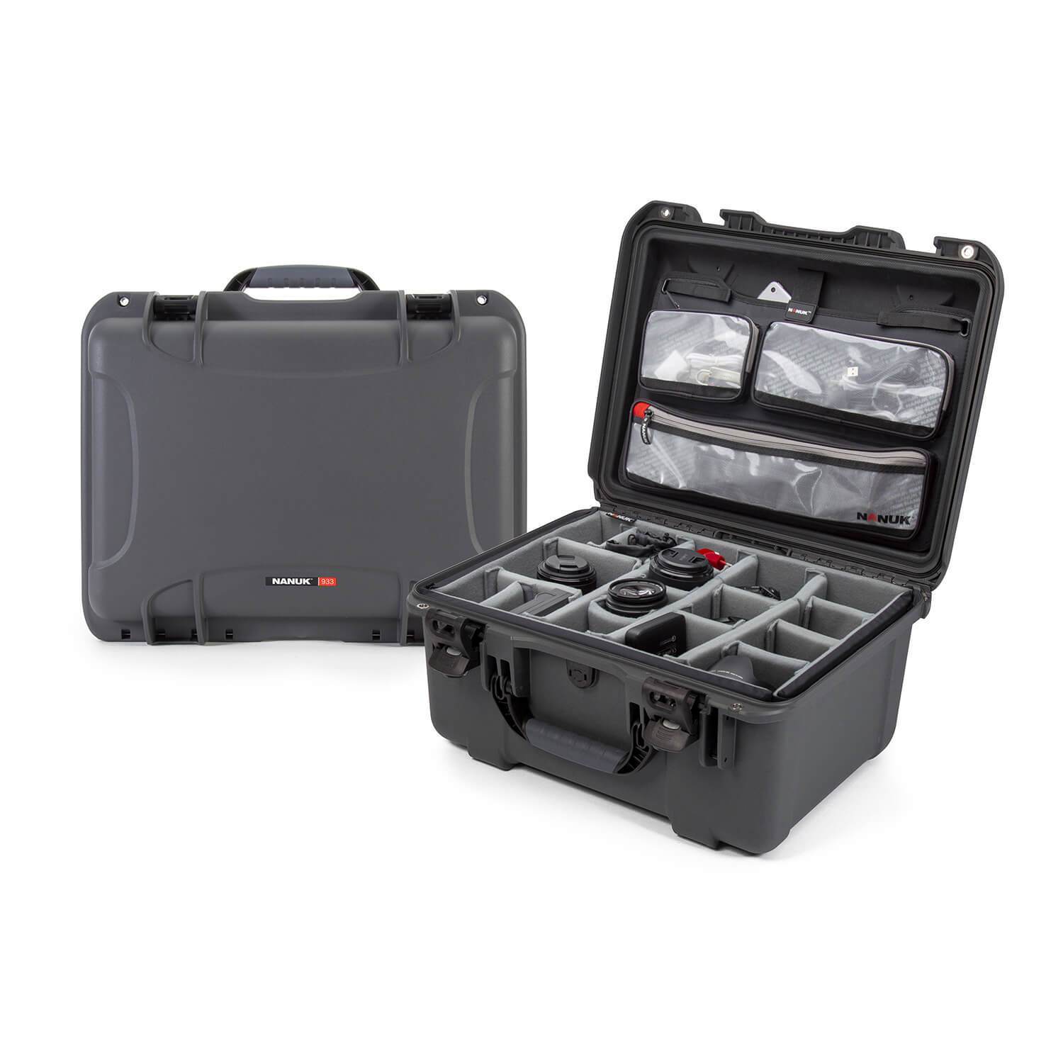 NANUK 933 Pro Photo Kit-Camera Case-Graphite-NANUK