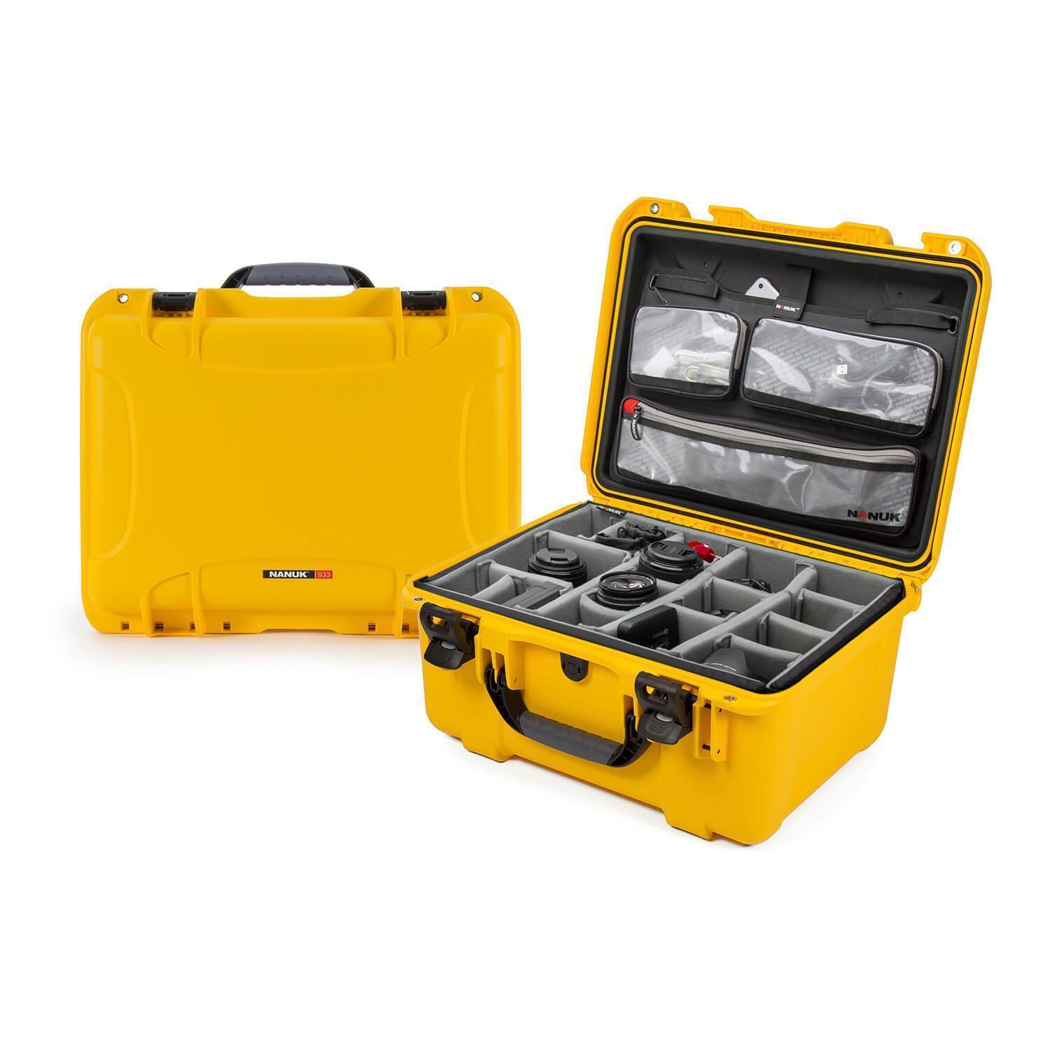 NANUK 933 Pro Photo Kit-Camera Case-Yellow-NANUK