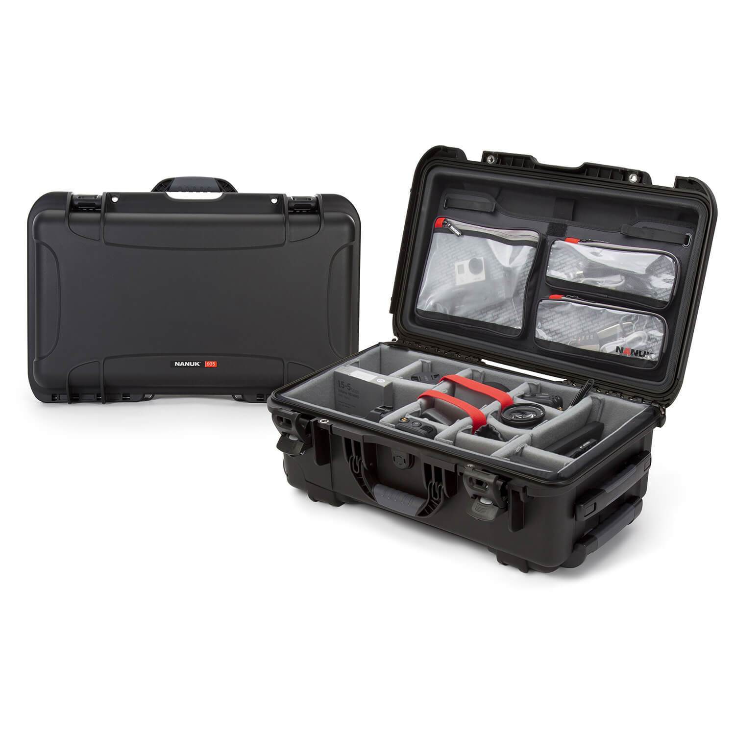 NANUK 935 Pro Photo Kit-Camera Case-Black-NANUK