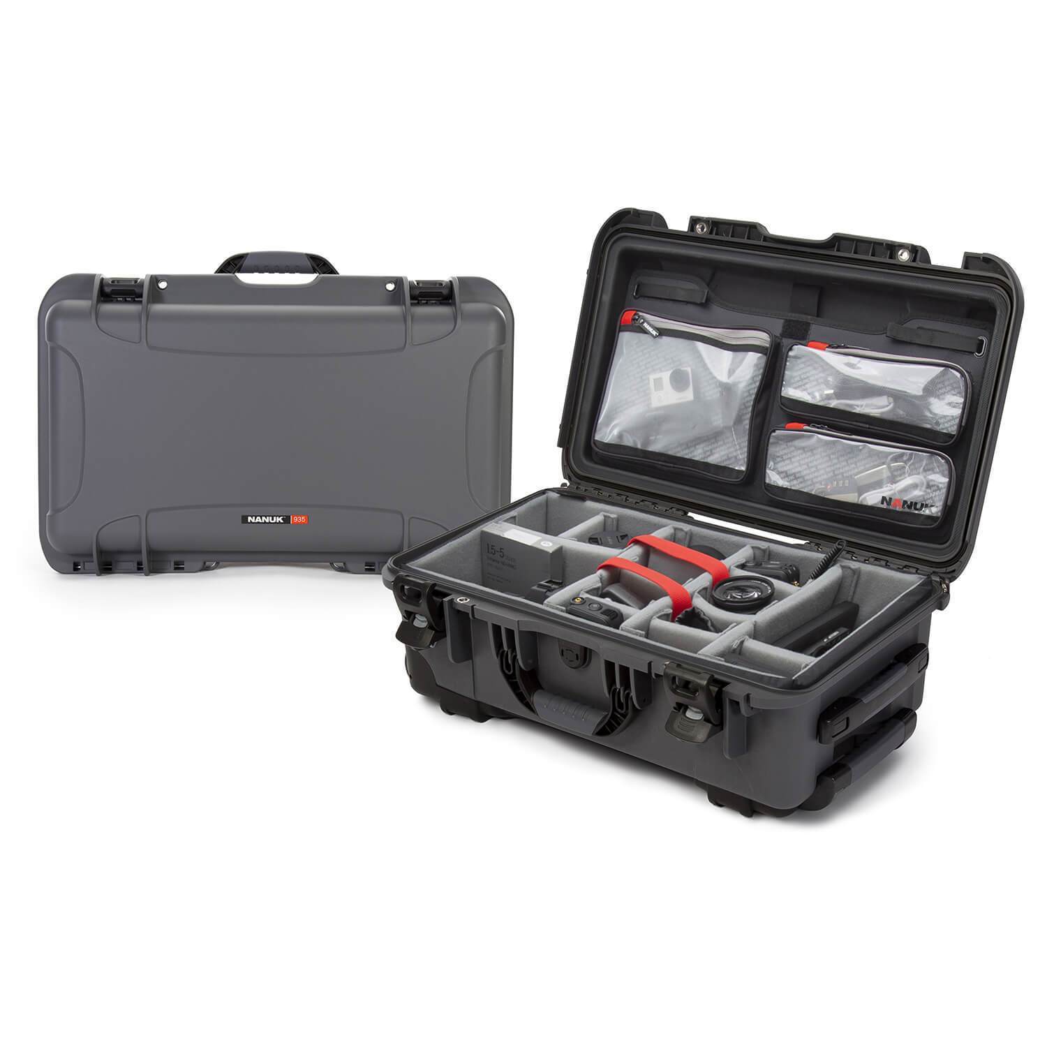 NANUK 935 Pro Photo Kit-Camera Case-Graphite-NANUK