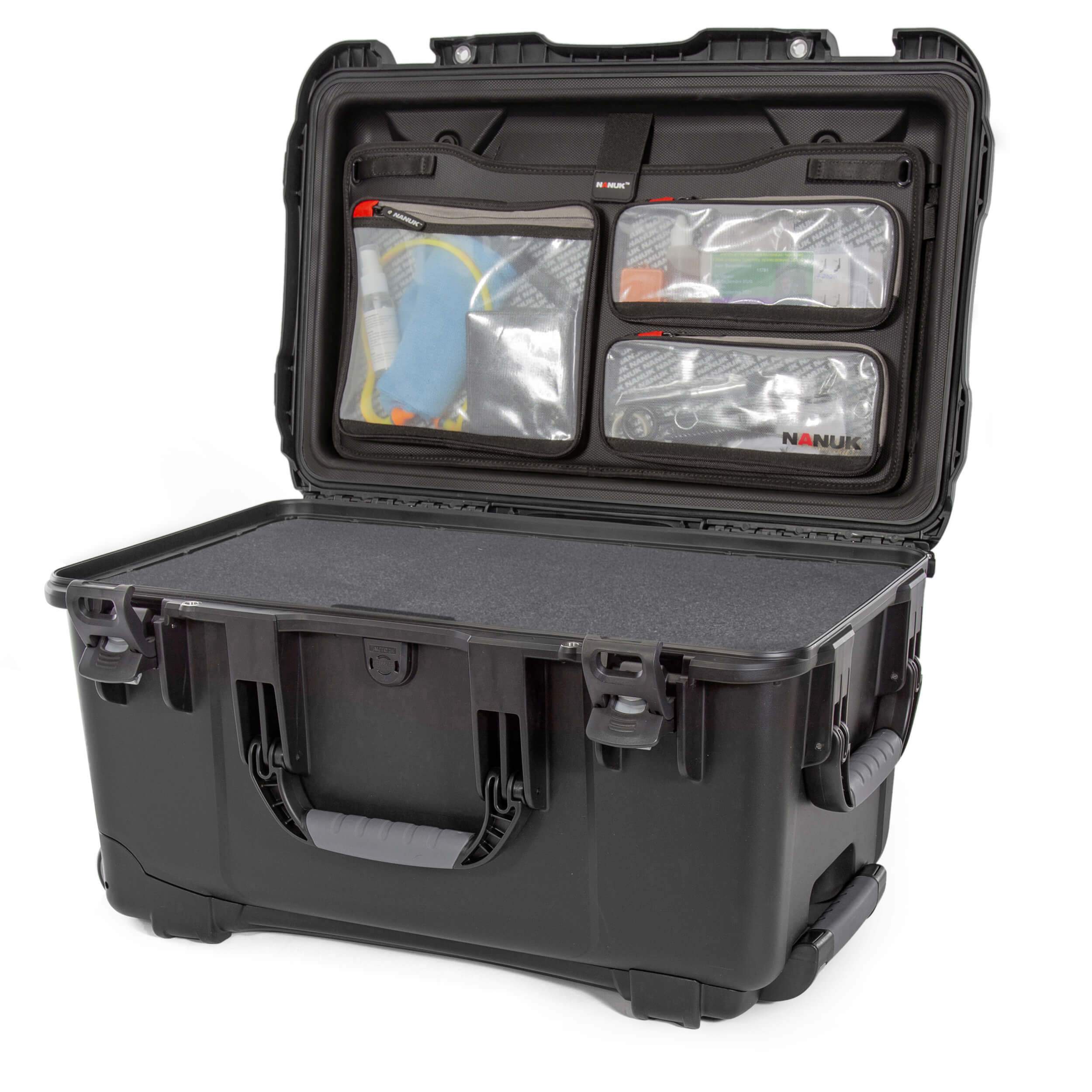 NANUK 938 Mallette pour 6 pistolets avec organisateur de couvercle