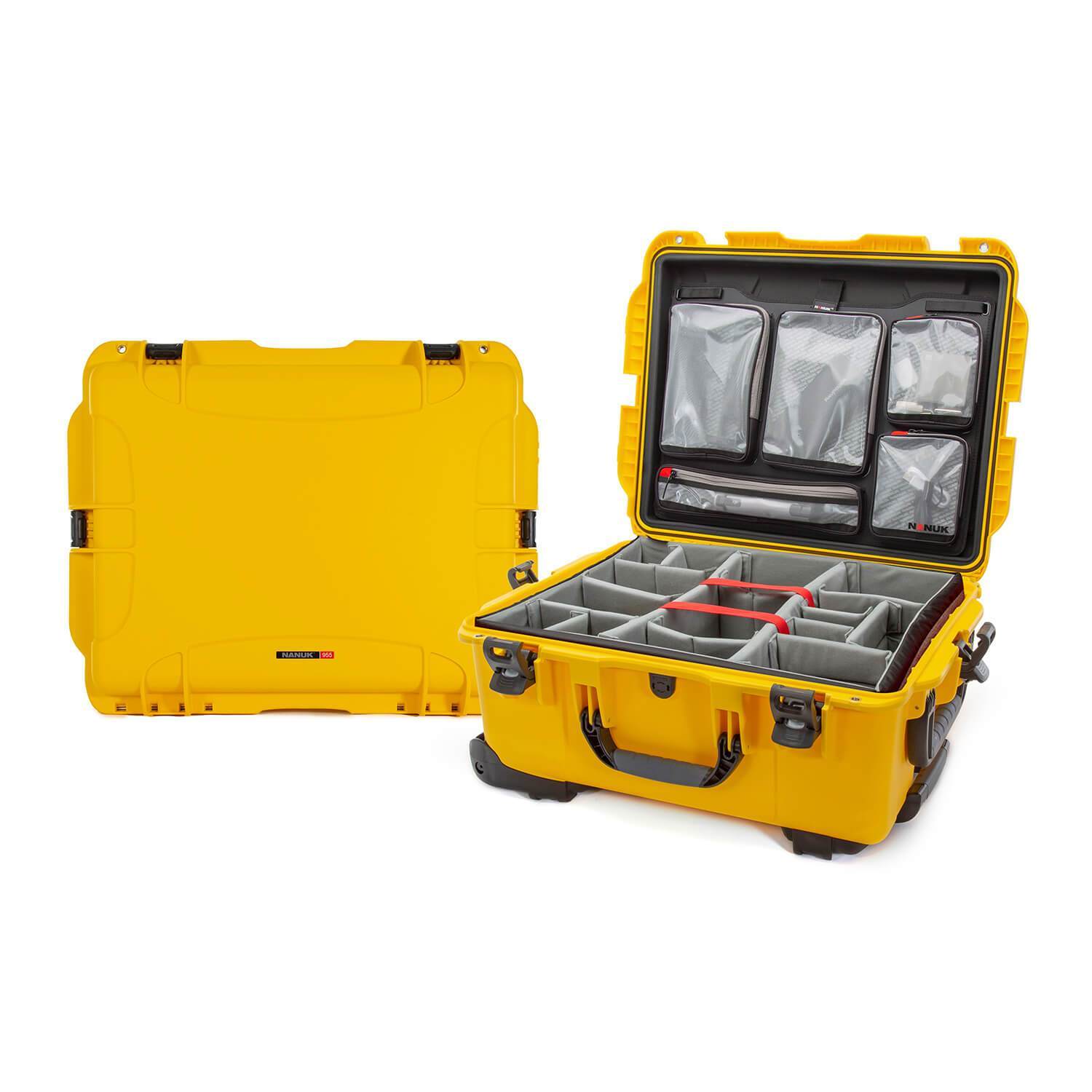 NANUK 955 Pro Photo Kit-Camera Case-Yellow-NANUK