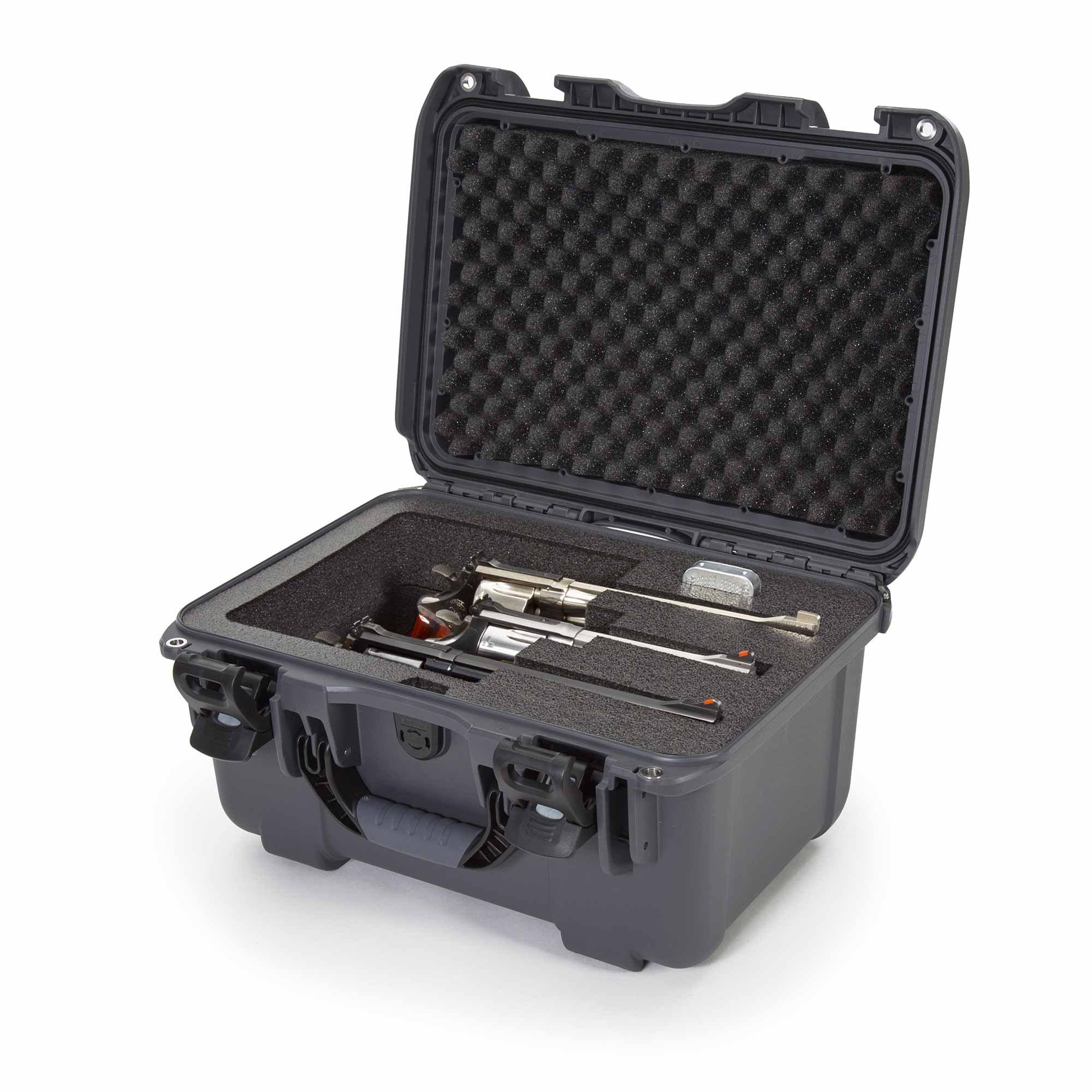 NANUK 918 3 Up Revolver Case-Gun Case-Graphite-NANUK